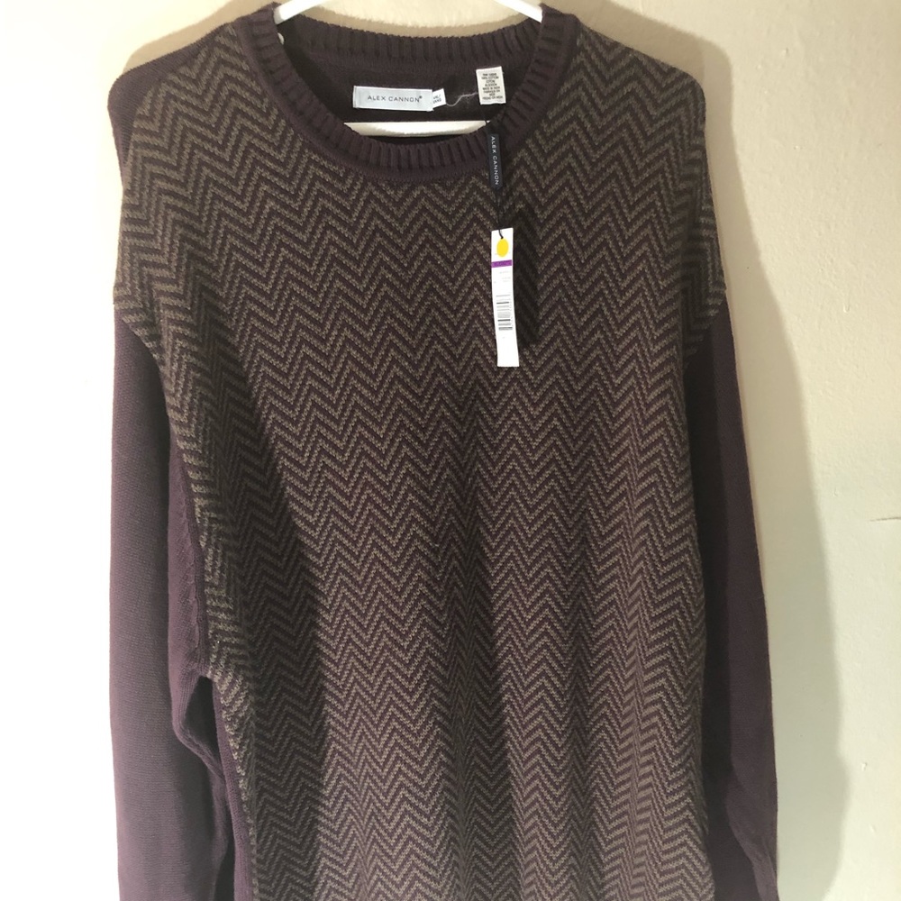 Alex Cannon Maroon  Sweater Sz. XXL